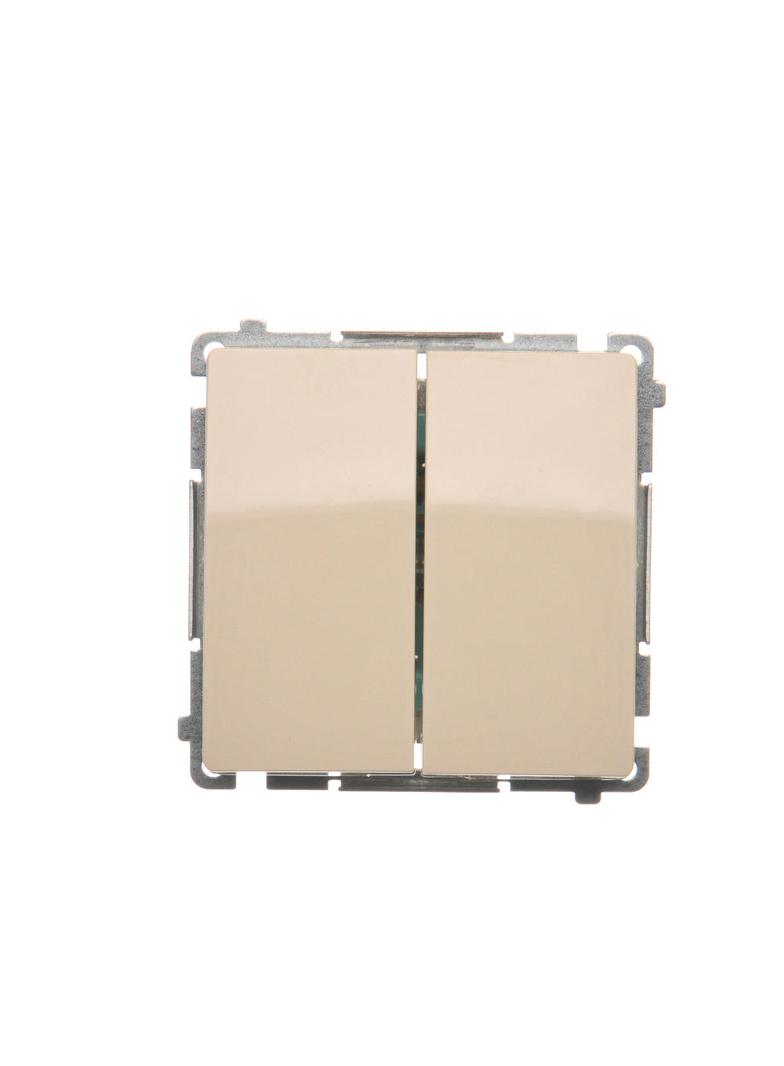 Simon Basic Łącznik świecznikowy 10A 250V szybkozłączka beż BMW5.01/12 KONTAKT