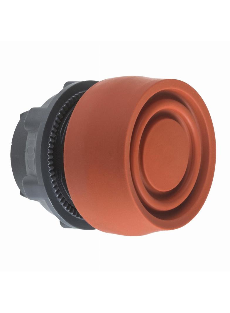 Harmony XB5 Przycisk okapturzony fi22 czerwony z samopowrotem okrągły plastikowy ZB5AP4S Schneider