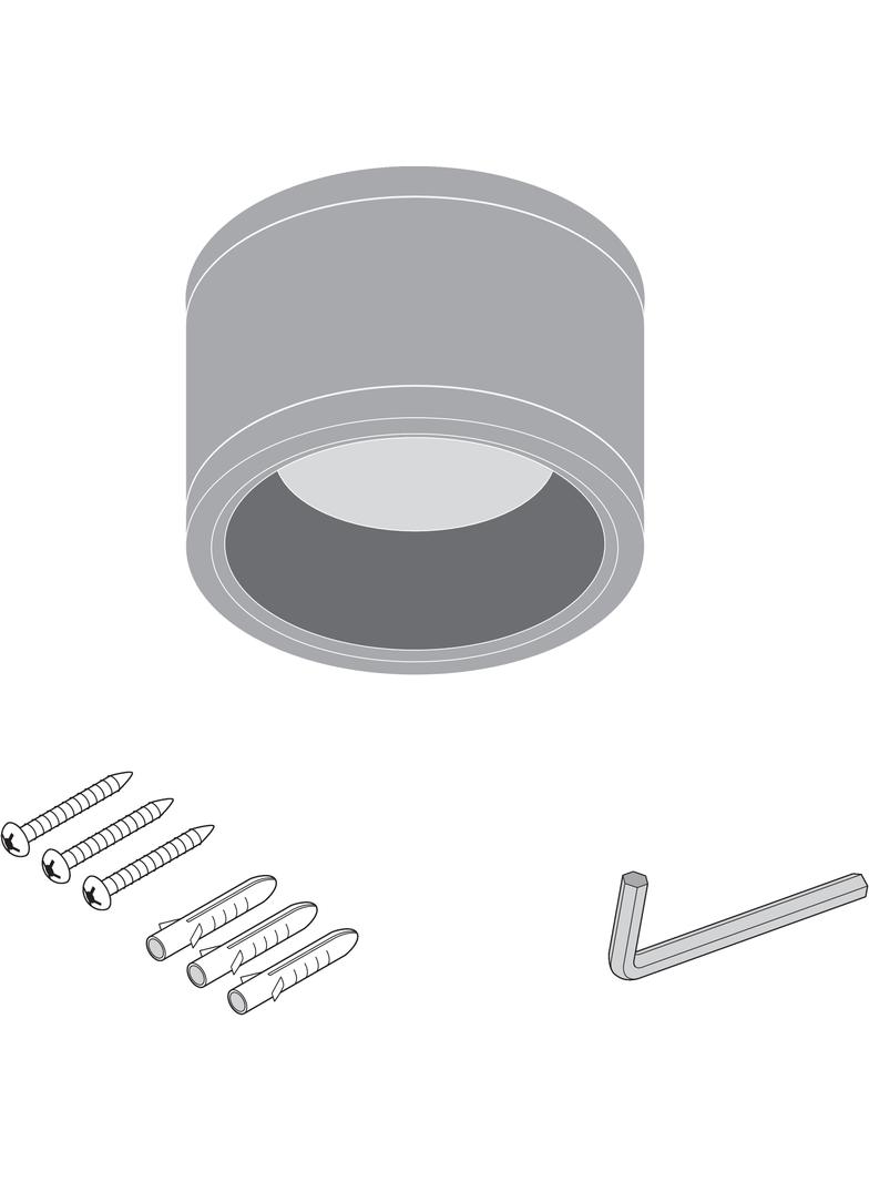 Oprawa DOWNLIGHT SURFACE DN 160 P 30W 840 60D IP65 BK