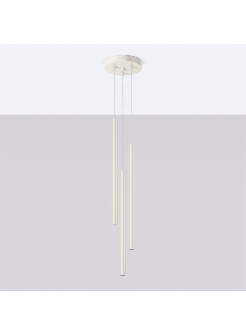 Sollux Lampa wisząca PASTELO 3P beżowa SL.1515