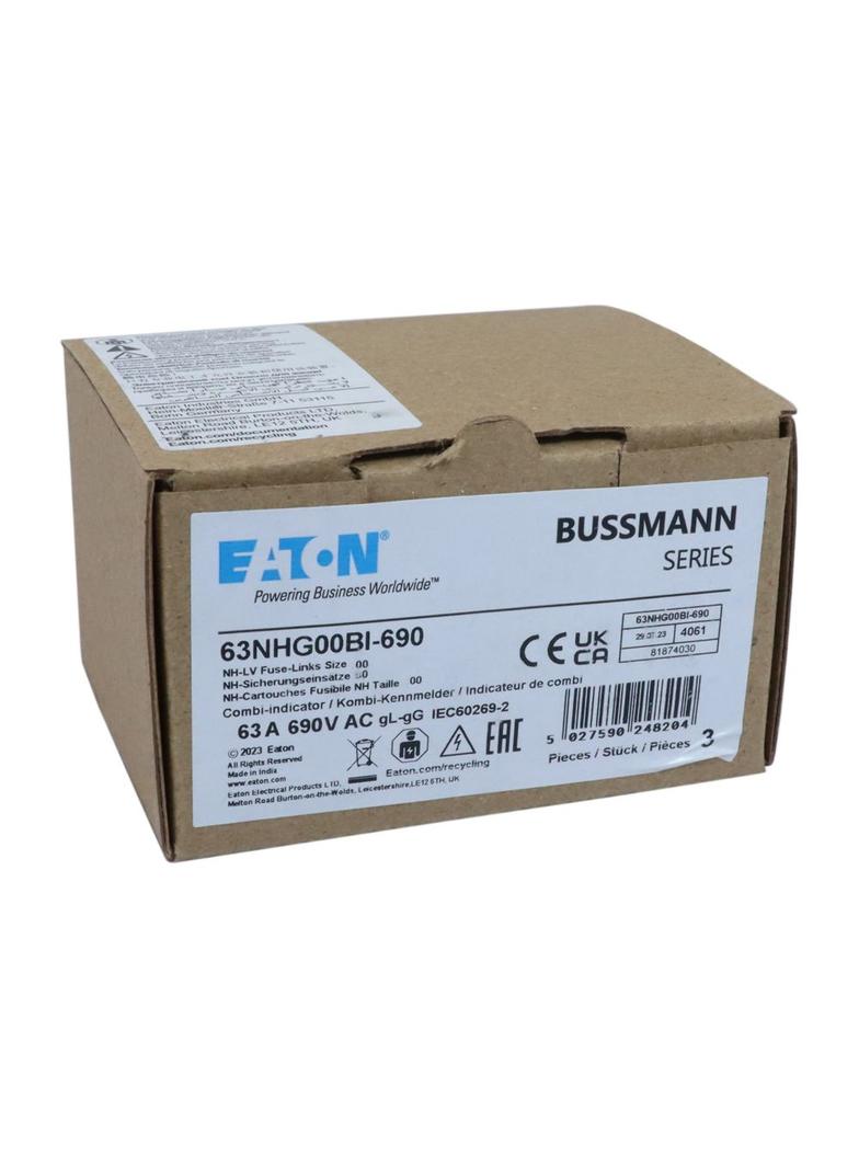 63NHG00BI-690 Wkładka NH 63A 690V gG rozmiar 00 63NHG00BI-690 EATON