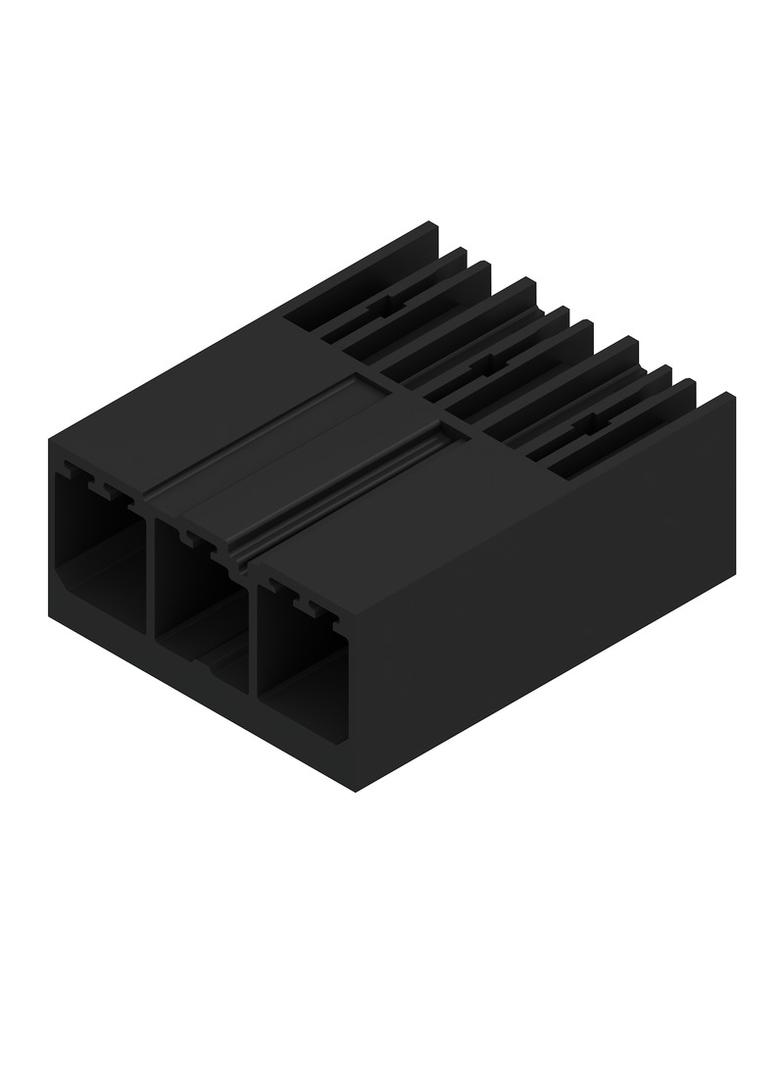 SV 7.62HP/03/90G 3.5SN BK BX Złącze wtykowe płytek drukowanych /78szt./ WEIDMULLER