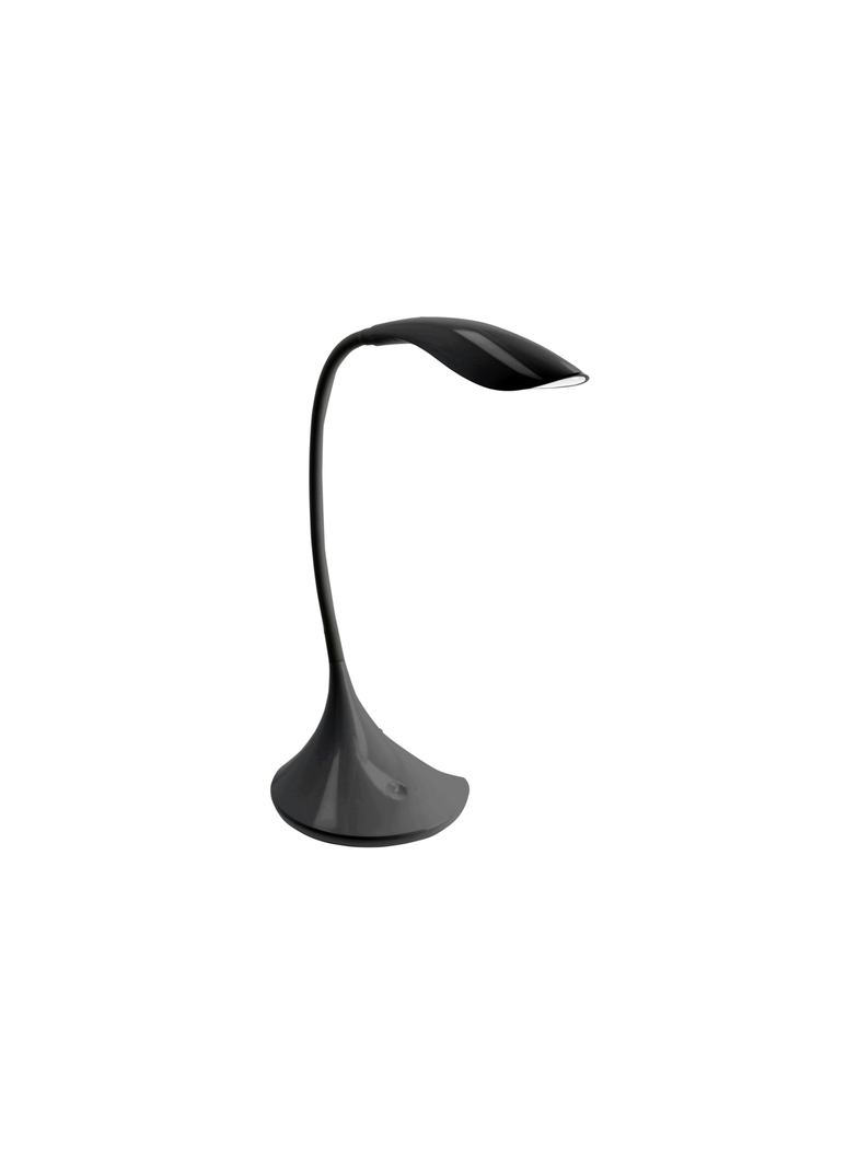 LAMPKA BIURKOWA HALLEY II, LED, 8W, 400lm, 4000K, AC220-240V, IP20, 3 STOPNIE ŚCIEMNIANIA, CZARNY