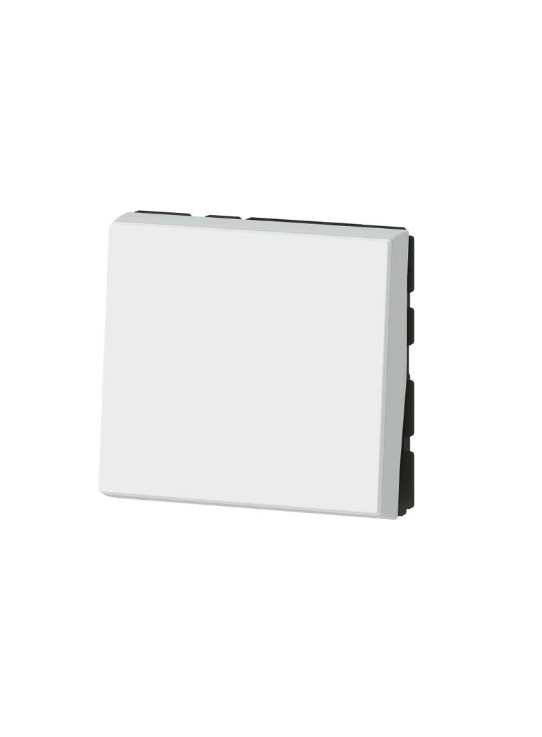 MOSAIC PRZYCISK JEDNOBIEGUNOWY - 2 MODUŁY BIAŁY ANTYBAKTERYJNY 6X-250V~, Legrand