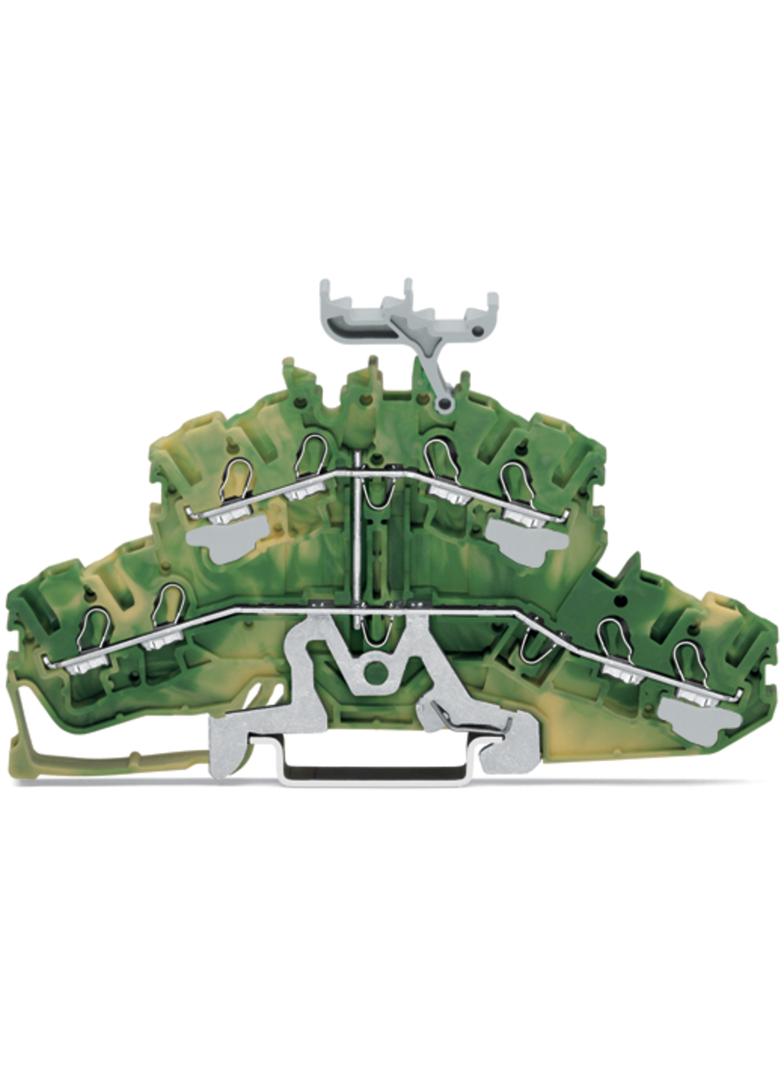 TOPJOBS złączka 2-piętrowa 2,5 mm2 żółto-zielona