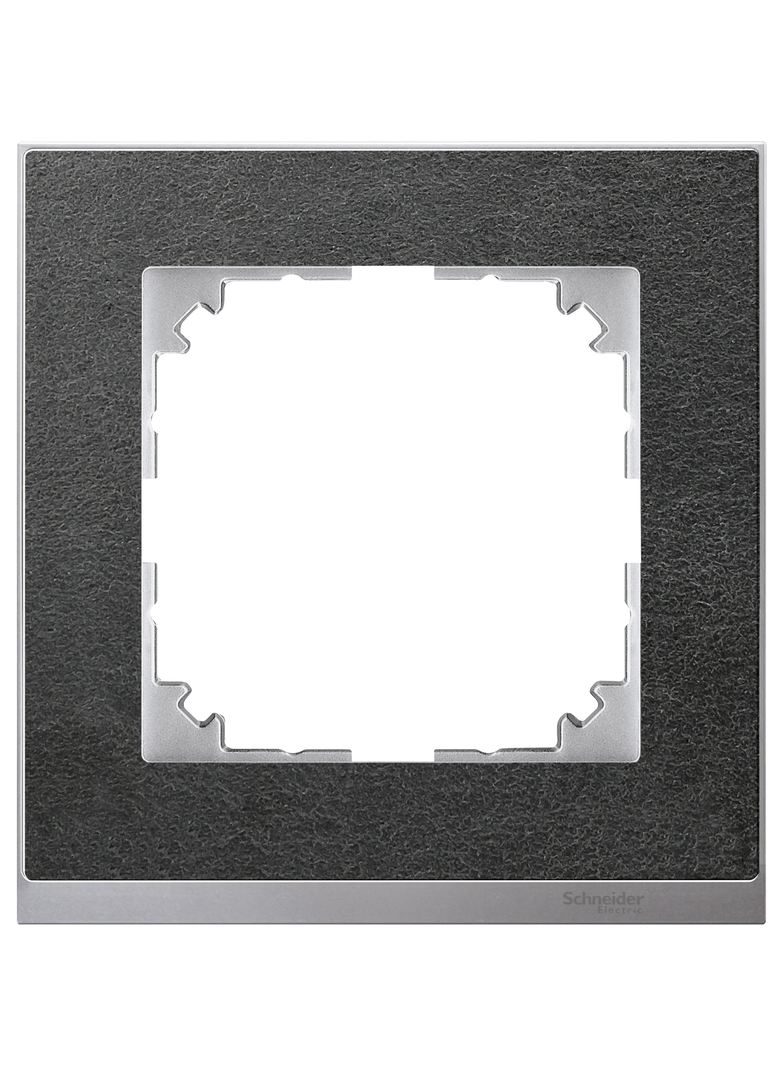 Merten, M-Pure Decor, ramka pojedyncza, łupek