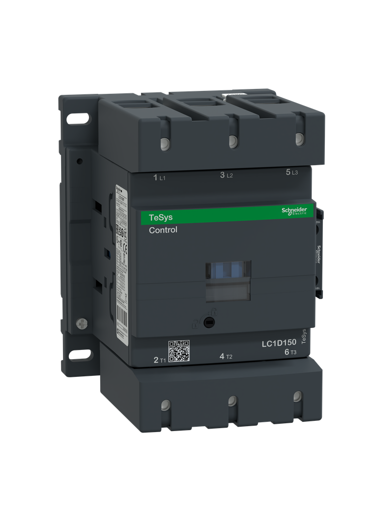 Stycznik mocy TeSys D AC3 150A 3P 1NO 1NC cewka 208VAC LC1D150LE7