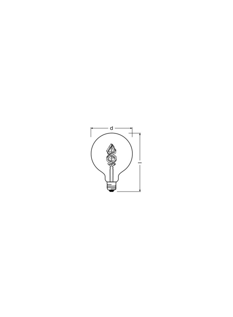 Lampa LED SMART+ WiFi CL Globe125 Filament szkło przezroczyste RGBW 30  4,5W/827 E27