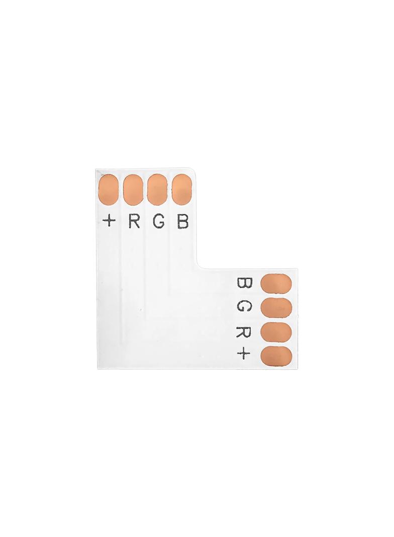 Złączka LED RGB 10mm kątowa "L"