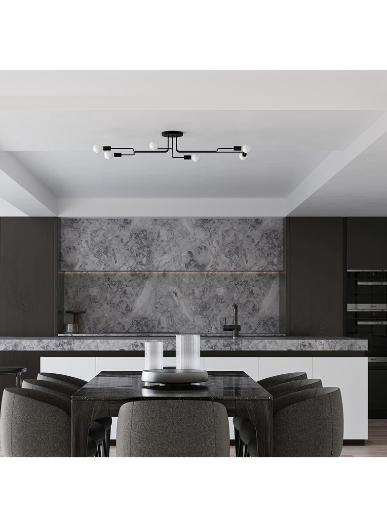 Żyrandol VECTOR 6 czarny