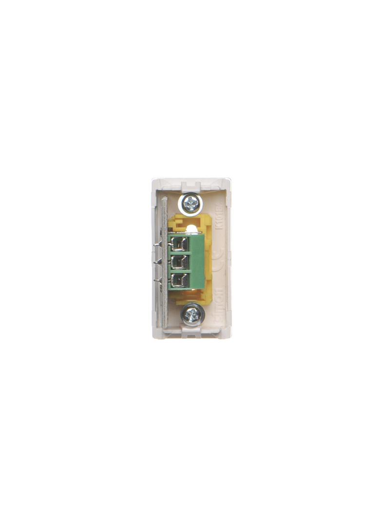 Simon Connect Płytka K45/2 złącz 2x RCA (CINCH) 225x45mm + wkłady zaciski śrubowe czysta biel K101B/9 KONTAKT