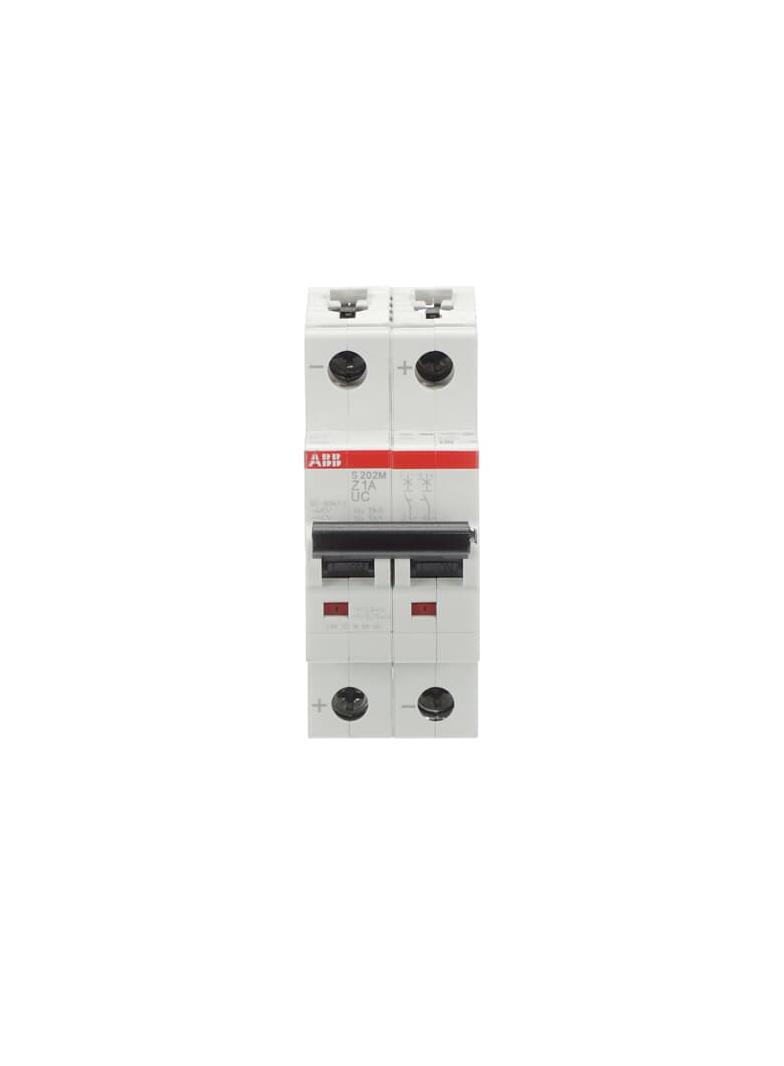 S202M-Z1UC Wyłącznik nadprądowy 10kA AC/DC 2P Z1A 2CDS272061R0218 ABB
