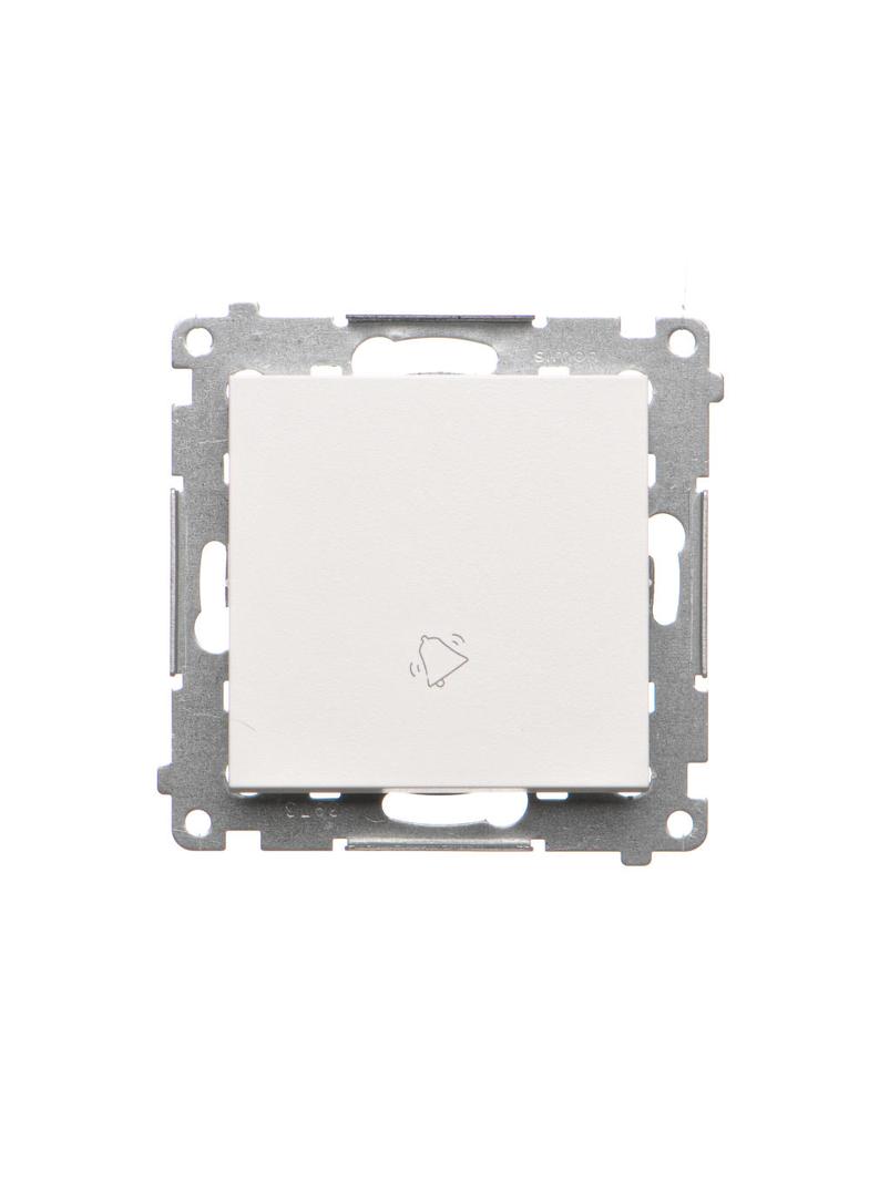 Simon 55 Przycisk zwierny /dzwonek/ szybkozłączka Biały mat