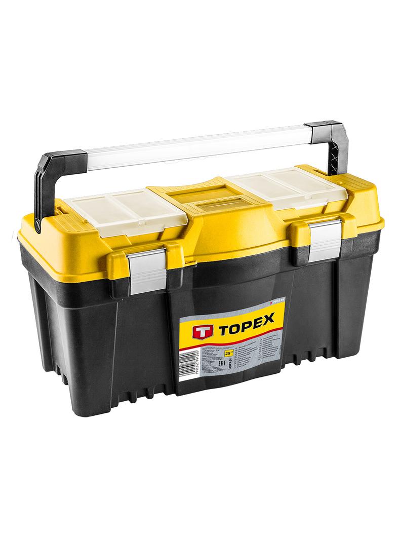 Skrzynka narzędziowa 25", z aluminiowych uchwytem