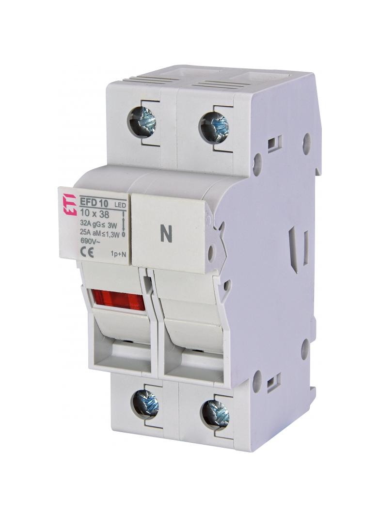 Rozłącznik bezpiecznikowy EFD 10 1P+N LED 002540012 ETI