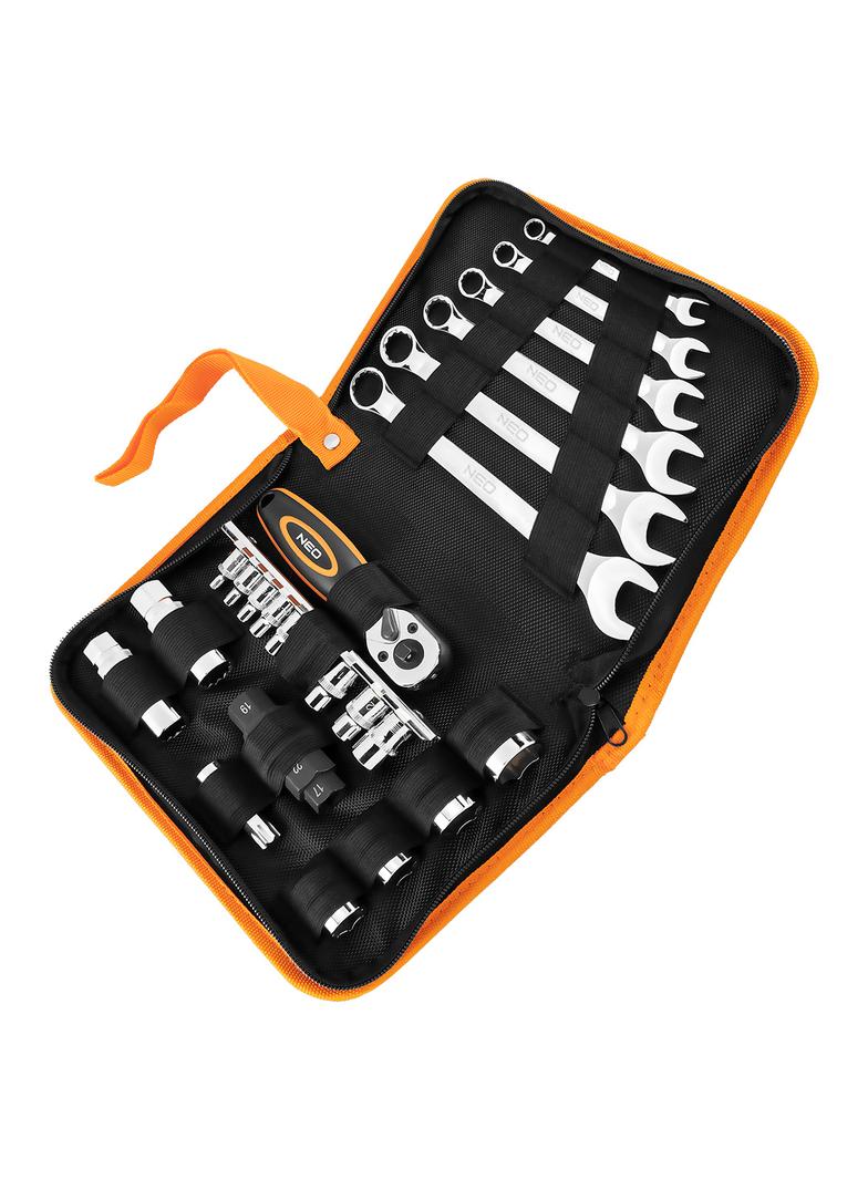 Zestaw narzędzi do motocykla - 25 szt. - miękkie etui