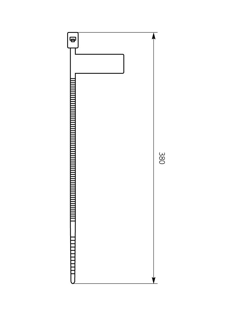 Opaska identyfikacyjna OINT 90x380 (50szt/opk)  25.380 OPATÓWEK