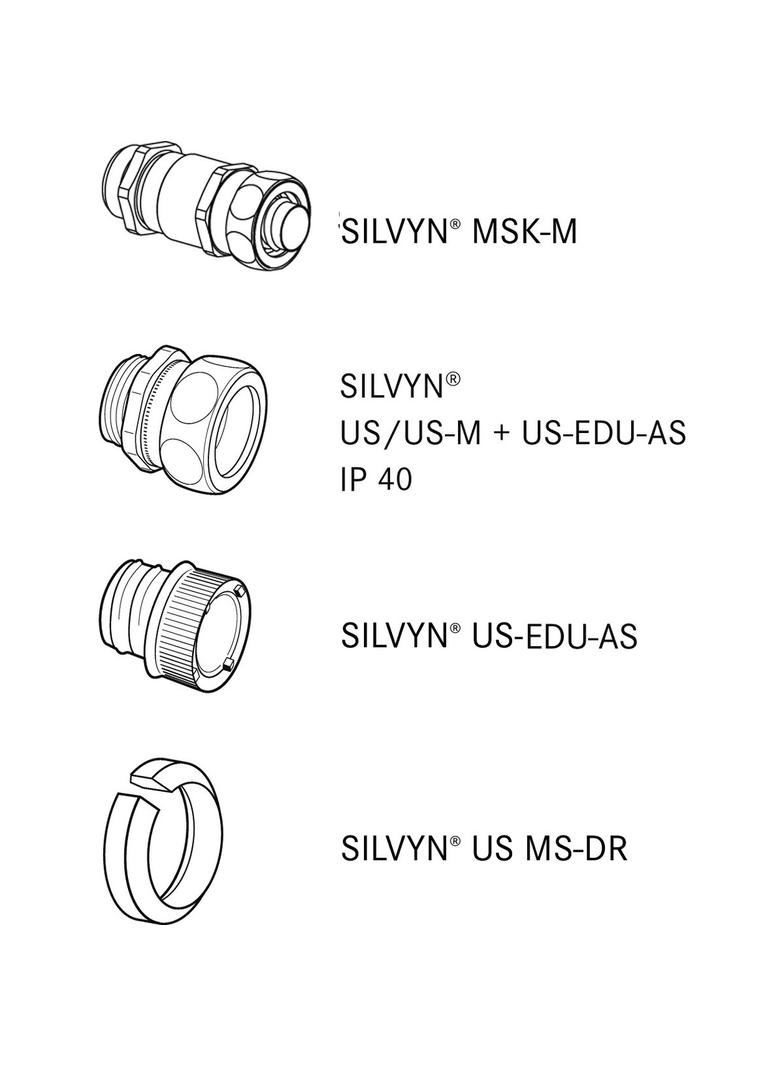 SILVYN EDU- AS PG 11 61802400 LAPP KABEL