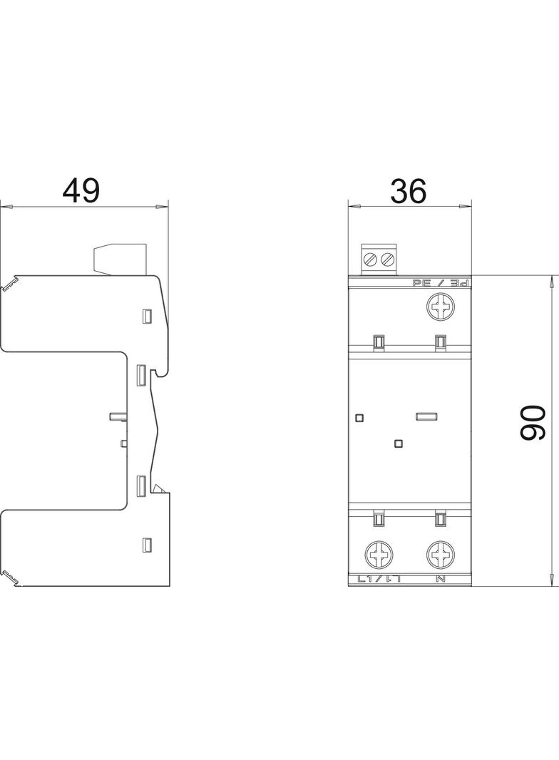 MB 2+FS, PODSTAWA OGRANICZNIKA