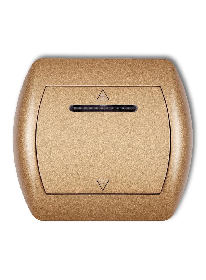 TREND Regulator oświetlenia sterowany dotykiem i dowolnym pilotem złoty metalik