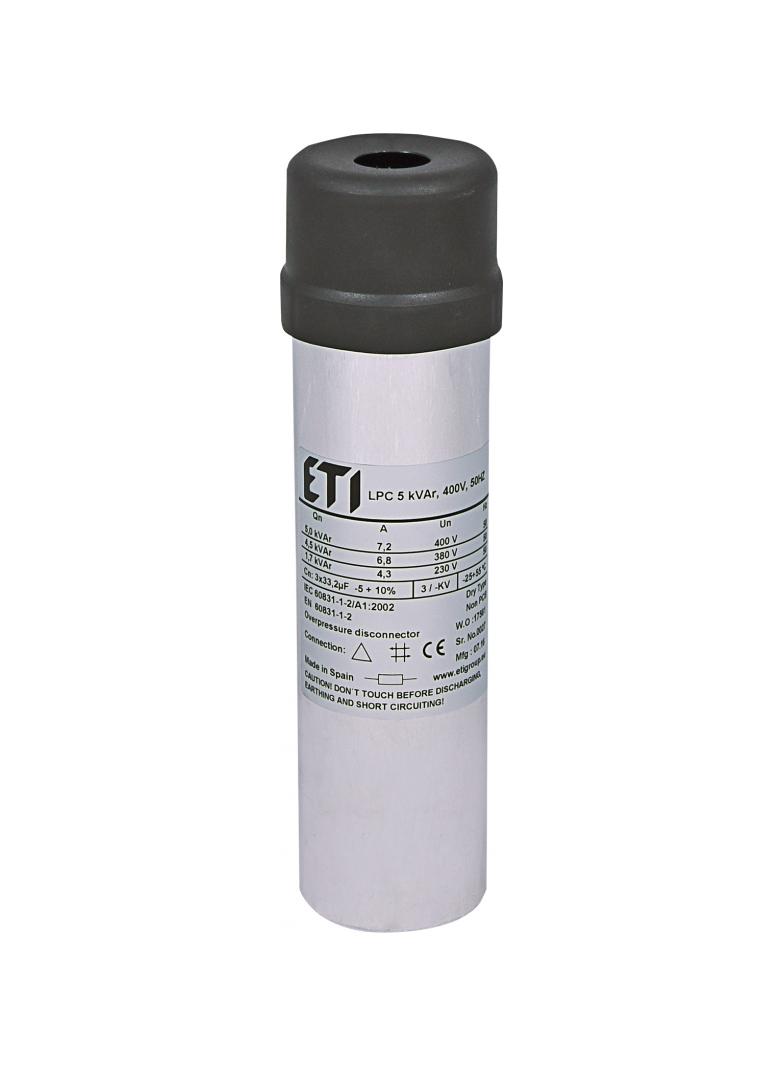 Kondensator LPC 5 kVAr, 400V, 50Hz 004656705 ETI