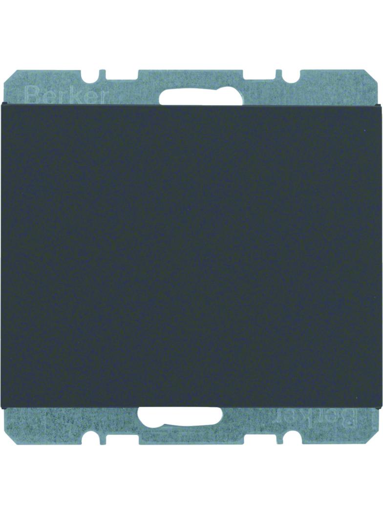 BERKER K.1 Zaślepka z płytką czołową antracyt mat lakierowana 10457006 HAGER