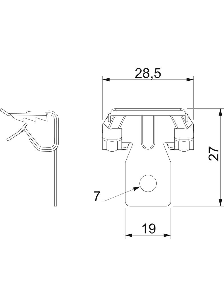 BCVH 2-4, Klamra nośna