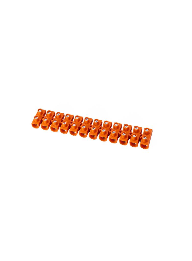 Listwa zaciskowa gwintowa 12‑torowa 2,5mm2 pomarańczowa LTF 12‑2,5 21210108 SIMET