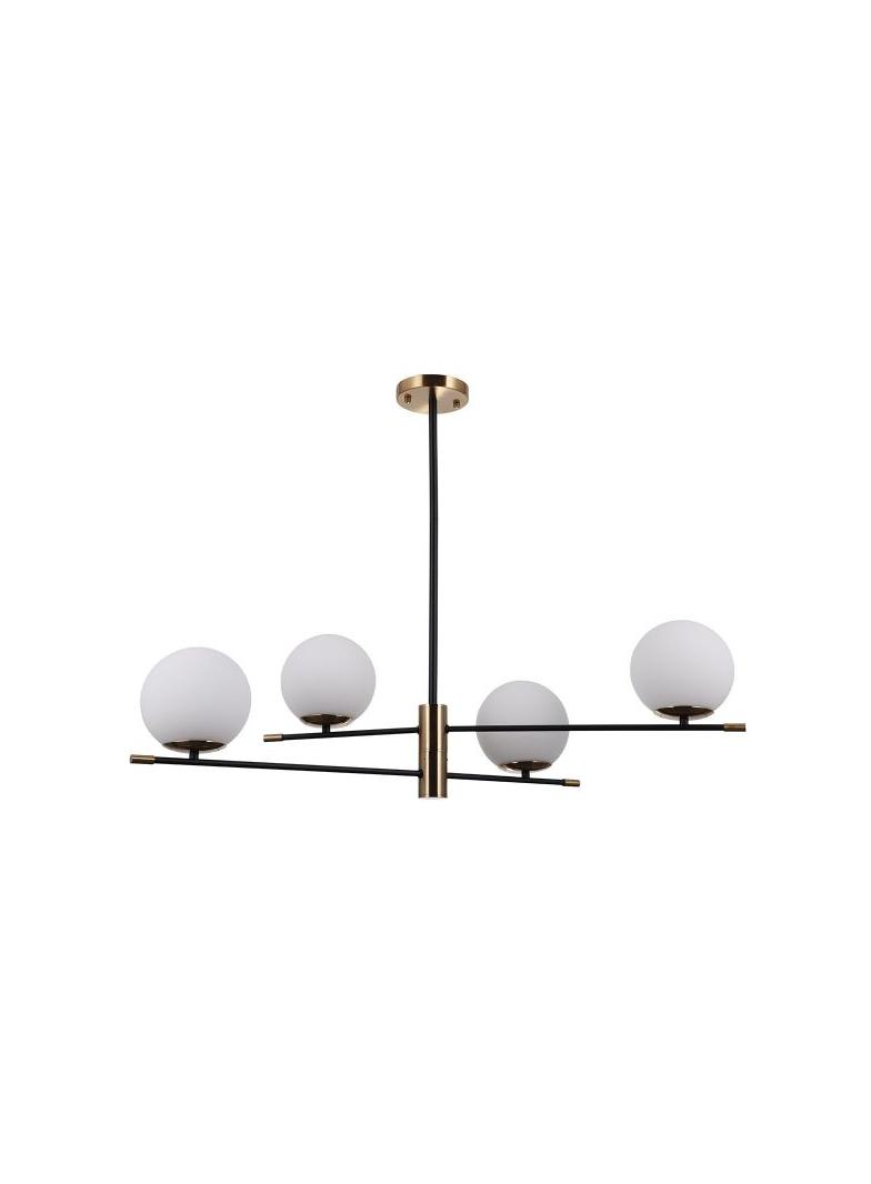 Italux lampa wisząca Stelia 4xE14 czarna/brąz antyczny PND-43660-4