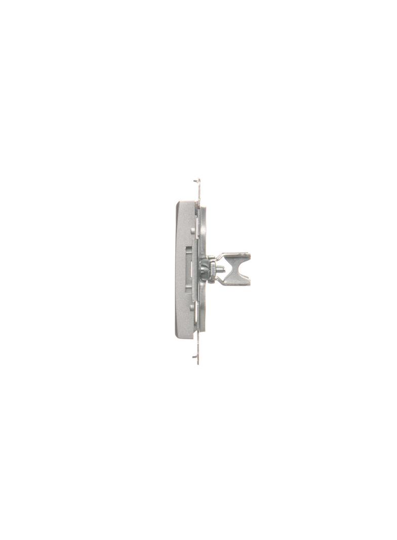 Simon 54 Adapter (przejściówka) na osprzęt standardu 45 × 45 mm srebrny mat *Do gniazd teleinformatycznych Simon Connect DA45.01/43 KONTAKT