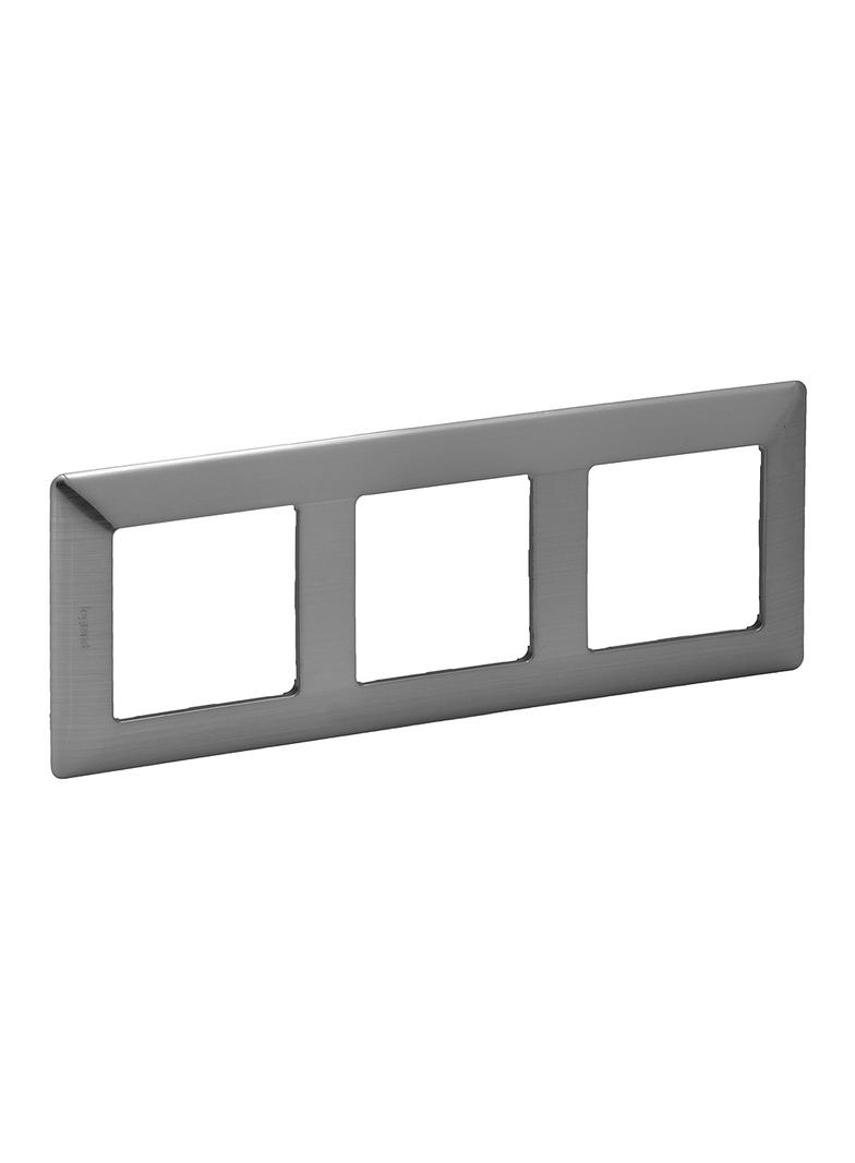 VALIF:RAMKA X3 STALOWY, Legrand