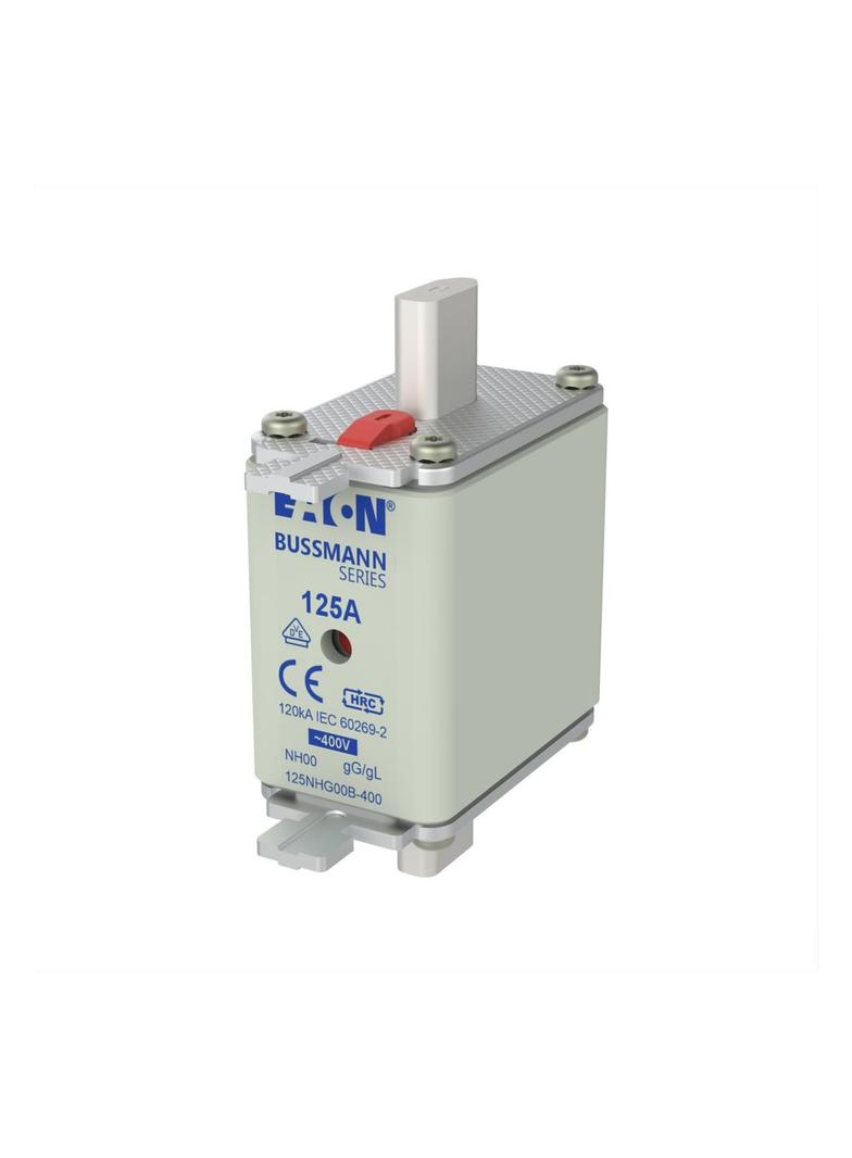 NH FUSE 125A 400V GG/GL SIZE 00 Wkładka NH00 125A 400V GL/GG podwójny wskaźnik 125NHG00B-400 EATON