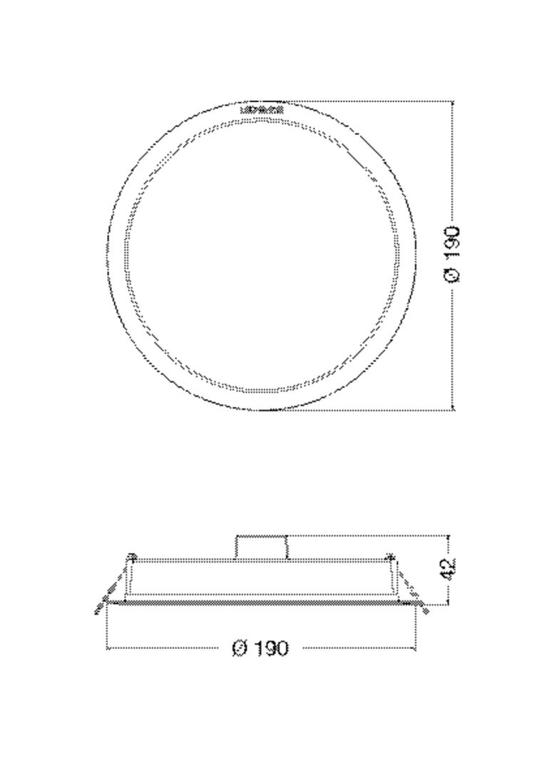 Oprawa LED DOWNLIGHT IP44 DN 190 18W 865 WT 4058075703179 LEDVANCE