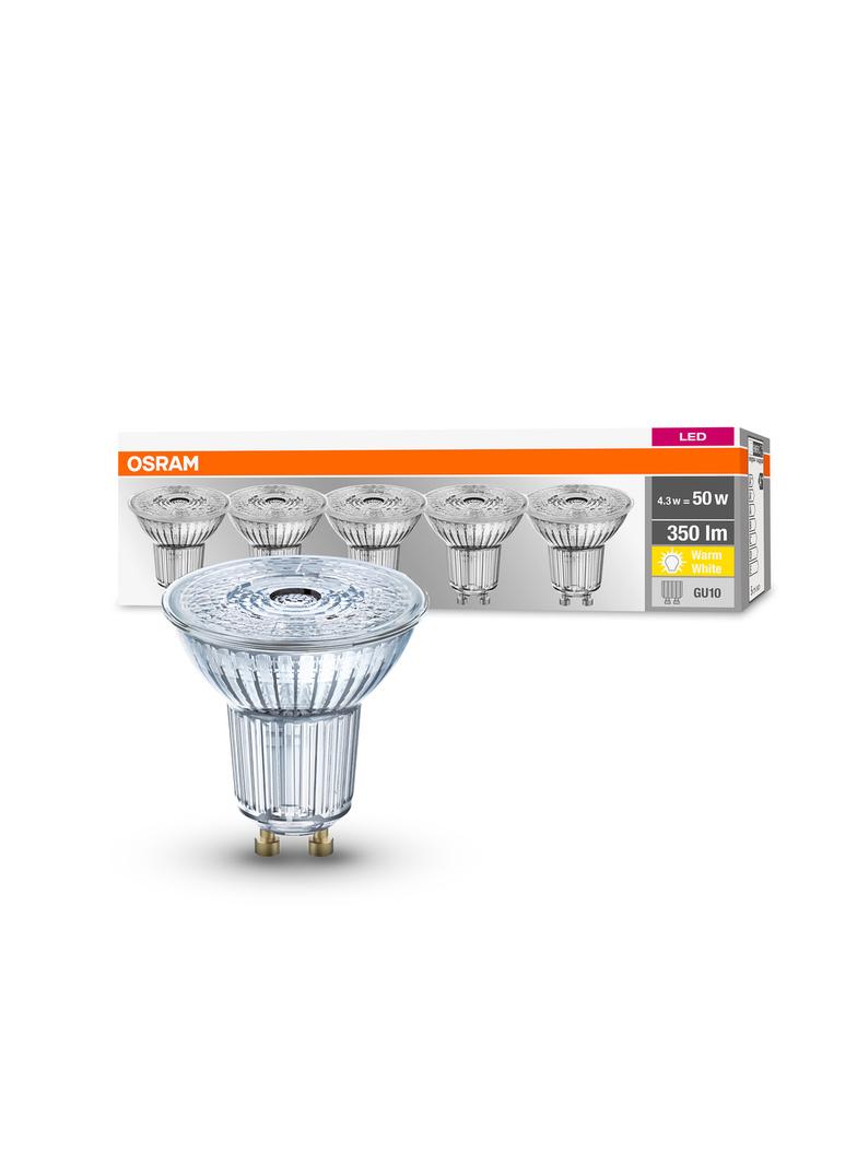 Lampa LED BASE PAR16 50 36 4,3W/827 230V GU10 FS5 OSRAM