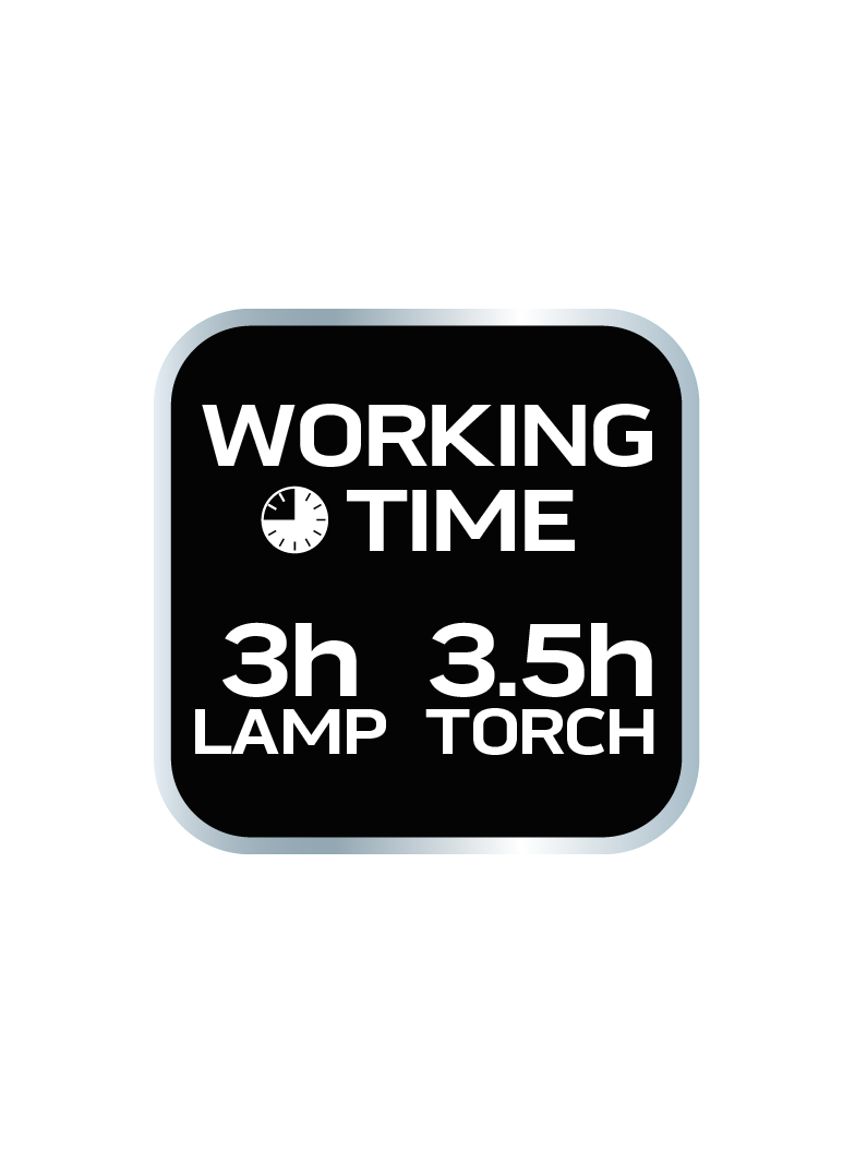 Lampa warsztatowa 550 lm COB LED + baza + ładowarka