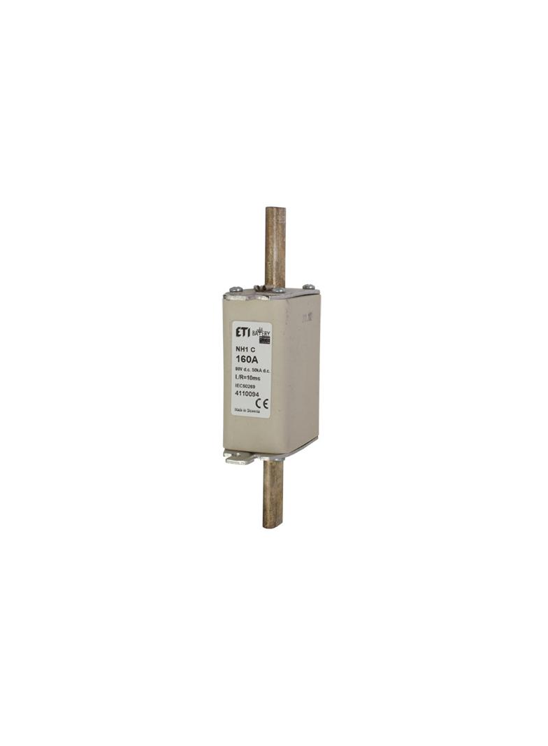 Wkładka topikowa NH do ochrony akumulatorów, magazynów energii DC NH1 gBat 100A 80V DC 004110092 ETI