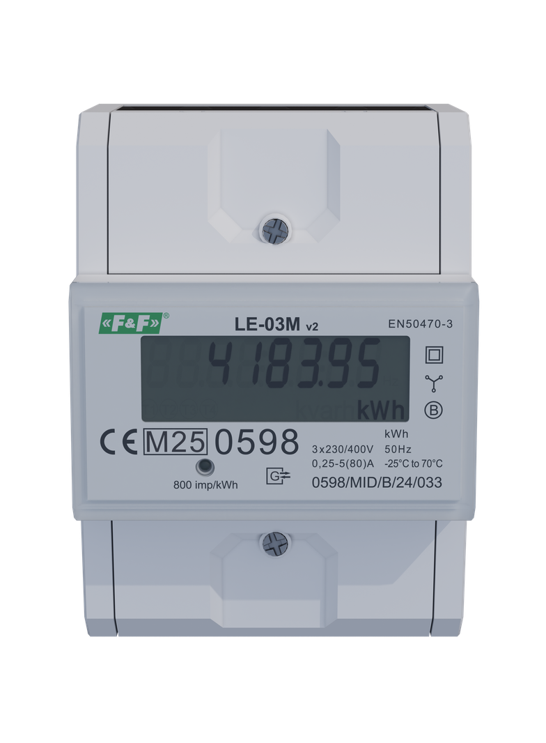 "Licznik energii elektrycznej MODBUS RS-485 -trójfazowy