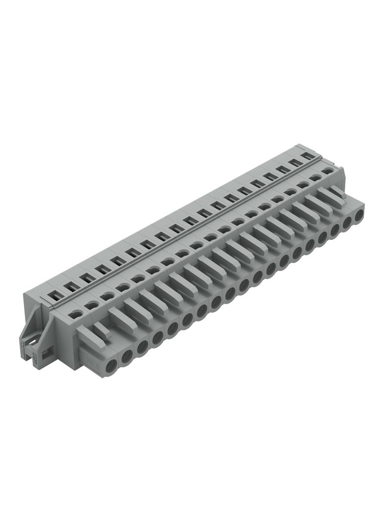 MCS-MIDI Classic gniazdo 19-bieg. szare raster 5 mm /10szt./ WAGO