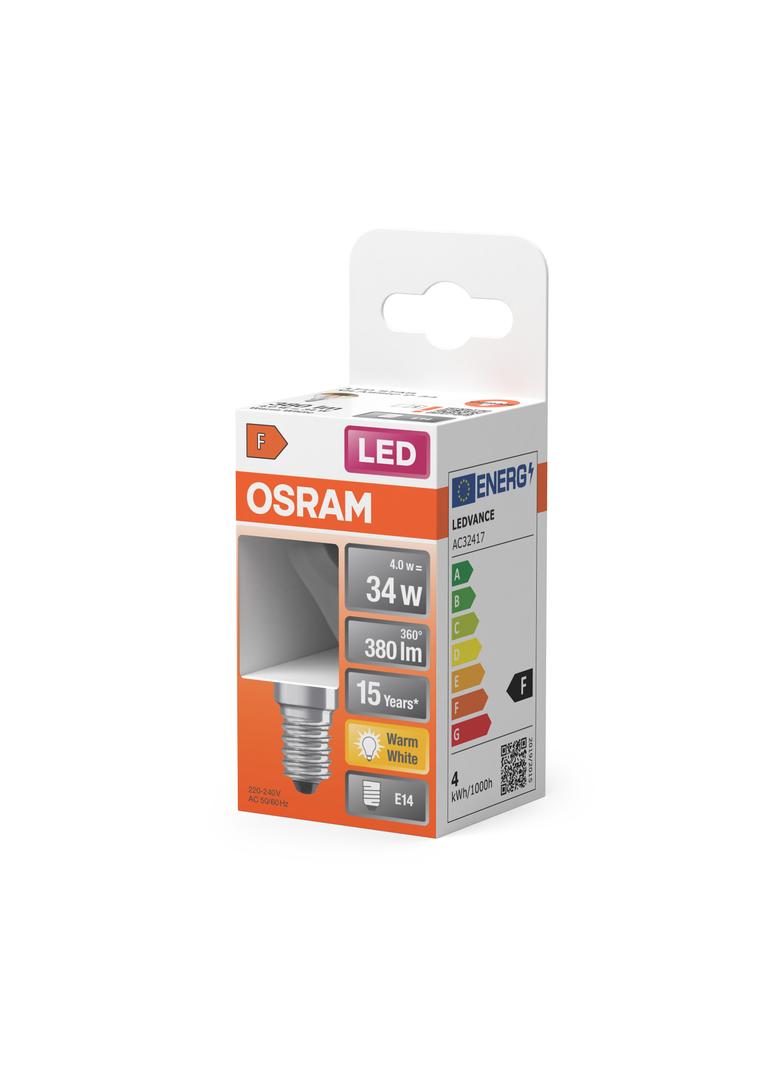 Lampa LED STAR CL P Filament szkło przezroczyste Mirror Gold 37 non-dim 4W 827 E14