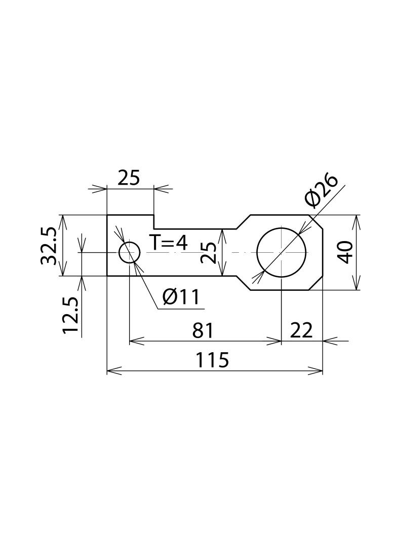 Kształtka przyłączeniowa prosta