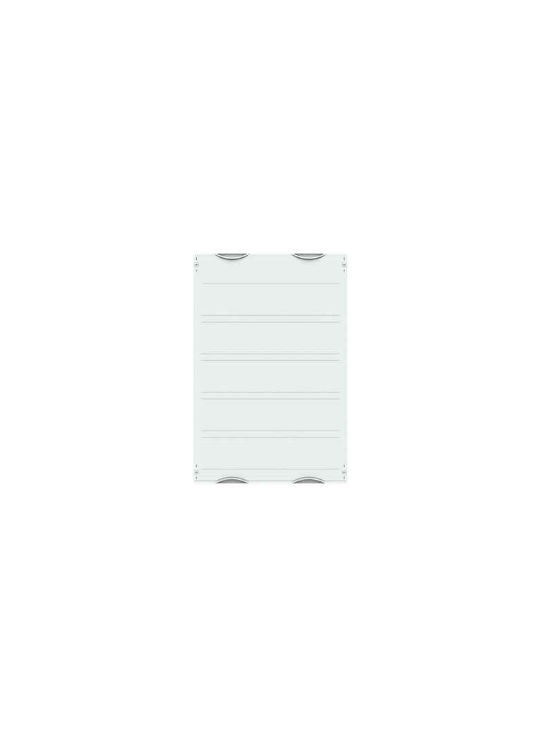 MBL25 Zestaw moduł szynowy bez szyn na rozł.SR i XR (do samodzielnego montażu)