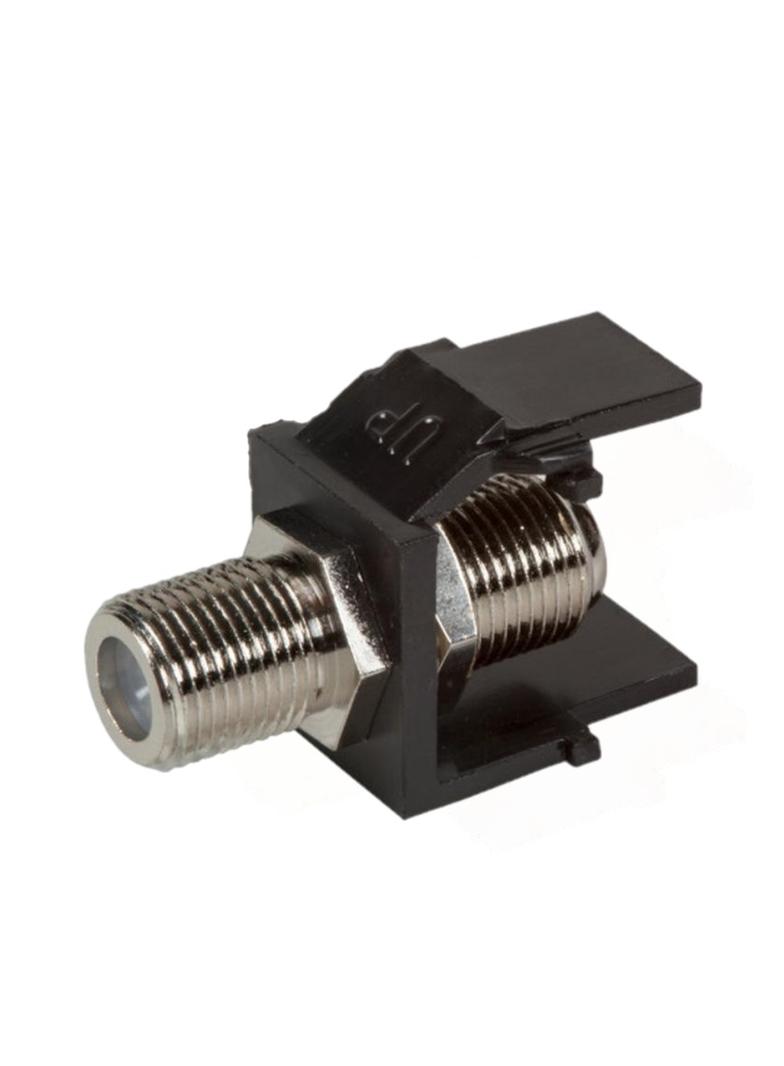 Adapter ze złączem F czarny