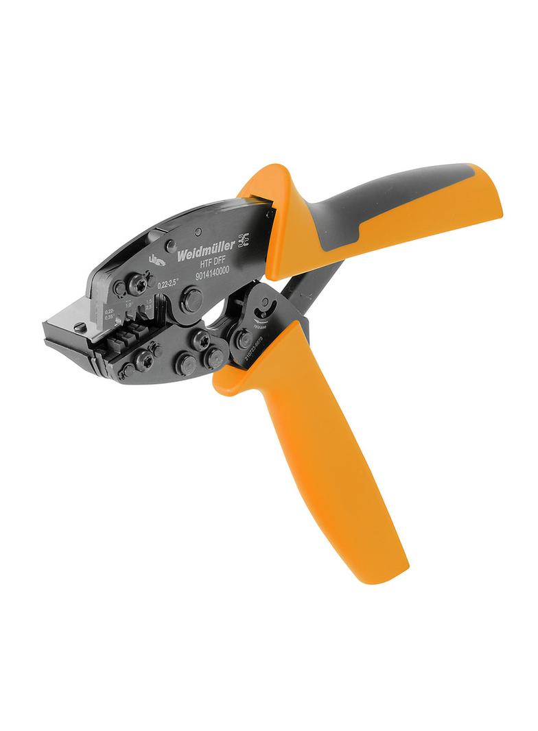 HTF DFF Praska do końcówek oczkowych, końcówek tulejkowych, złączy ekranowanych, nr.katalogowy 90141