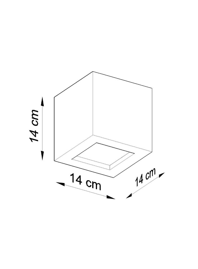 Sollux Kinkiet ceramiczny LEO szary SL.0871