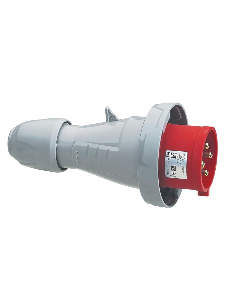 P17 TEMPRA PRO WTYCZKA PRZENOŚNA 32A 3P+Z 440V IP67 DLA KONTENERÓW CHŁODNICZYCH, Legrand