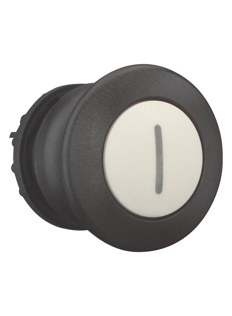 M22S-DP-W-X1 Przycisk grzybkowy biały z samopowrotem z opisem 216727 EATON