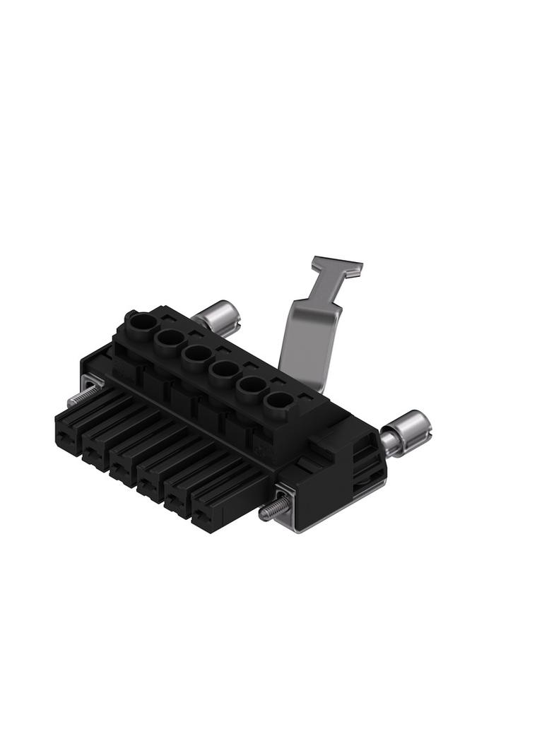 BVZ 7.62HP/06/180RSH150 SN BK BX Złącze kablowe do płytek drukowanych /25szt./ WEIDMULLER