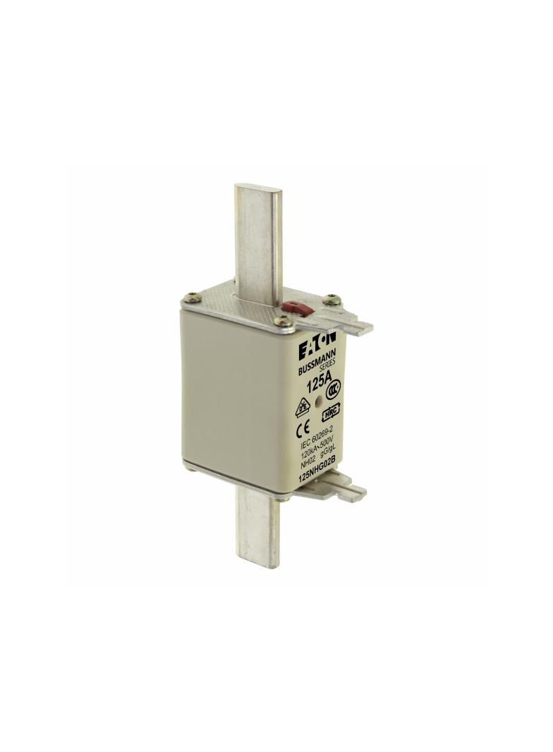 NH FUSE 125A 500V GG/GL SIZE 02 Wkładka NH02 125A 500V GL/GG podwójny wskaźnik 125NHG02B EATON