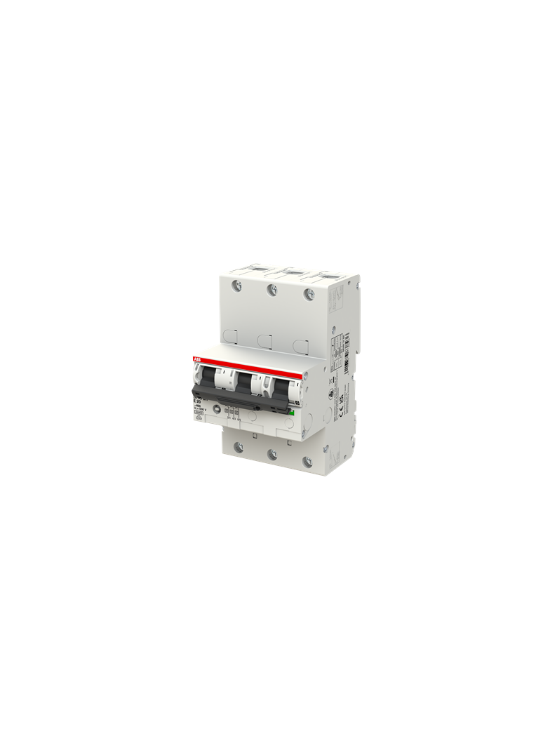 S753DR-E20 wyłącznik nadprądowy 3P selektywny E20A 25kA AC 2CDH783001R0202 ABB