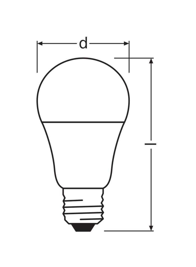 LED STAR+ CL A DSFR 75 non-dim 10W 827 E27 LEDVANCE